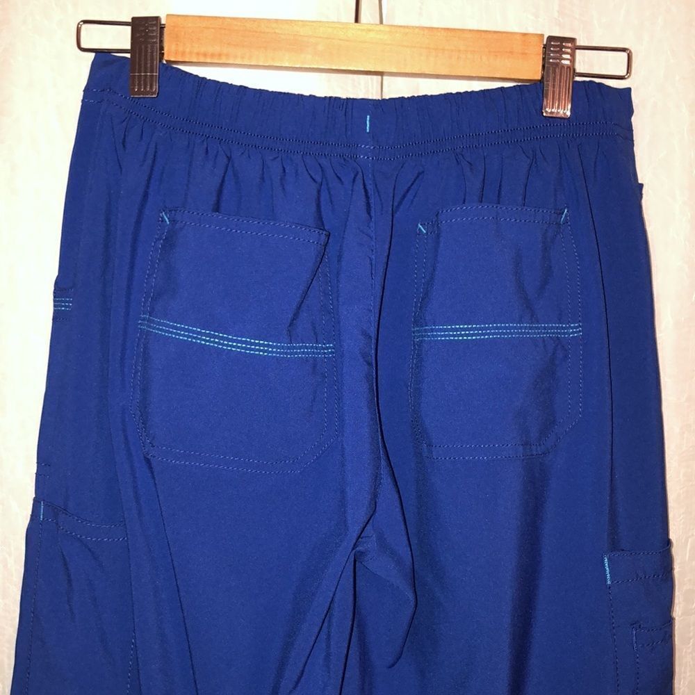carhartt SP Indigo Teal Details Drawstring Scrub Pants - Picture 4 of 14